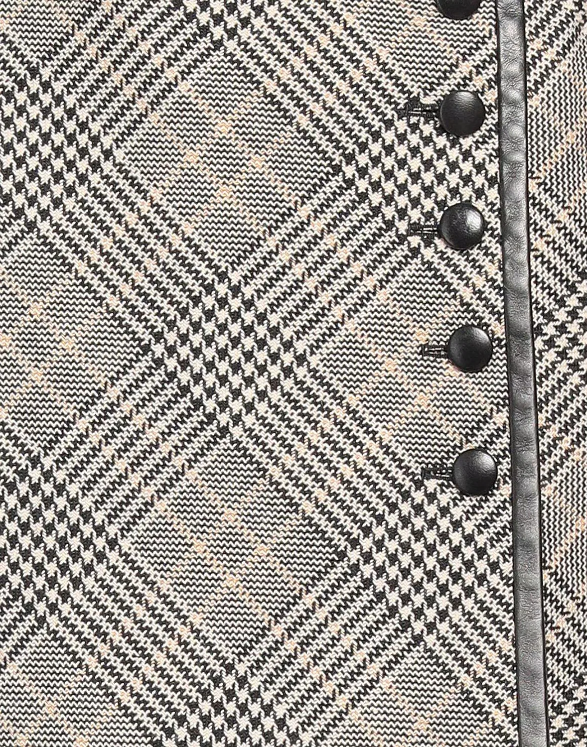 Юбка миди SAINT LAURENT черная — фото 4