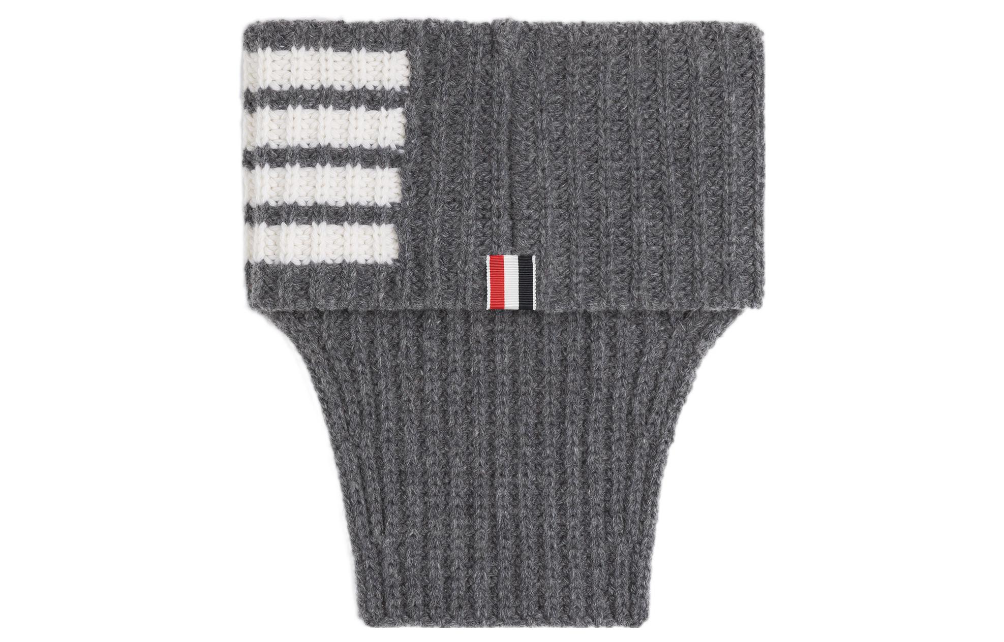 

THOM BROWNE Мужской шарф средний серый, Medium Gray