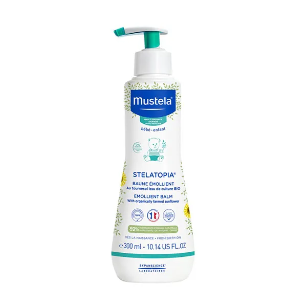 

Stelatopia смягчающий бальзам с органическим подсолнечником Stelatopia Bálsamo Emoliente Mustela, 300 ml