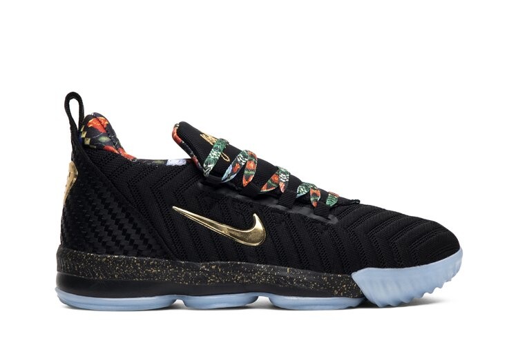 

Кроссовки Nike LeBron 16 KC PS 'Watch The Throne', черный