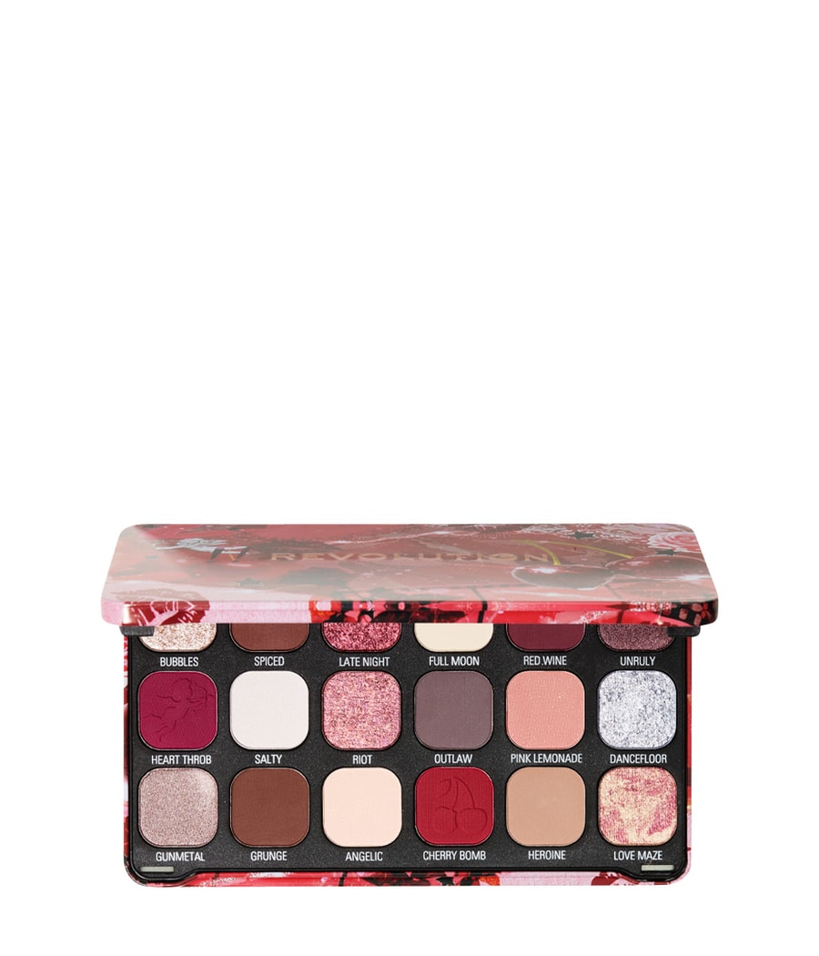 

Палитра теней для век REVOLUTION Forever Flawless, Cherry Rebel Red, 20g