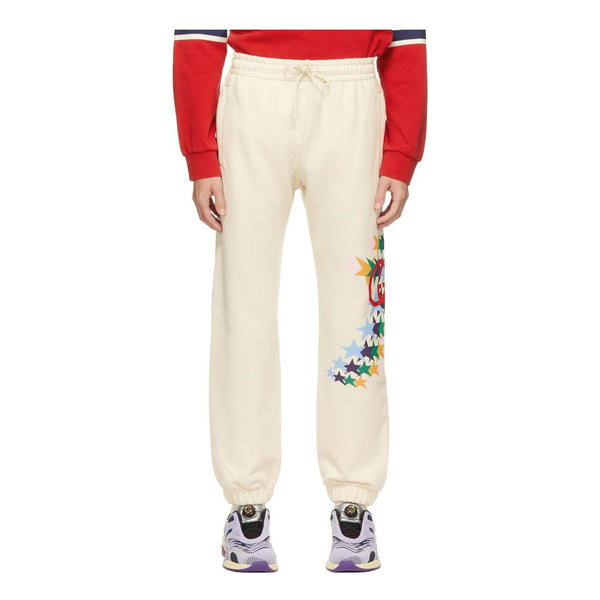 

Брюки off-white graphic print lounge pants 'beige' Gucci, бежевый