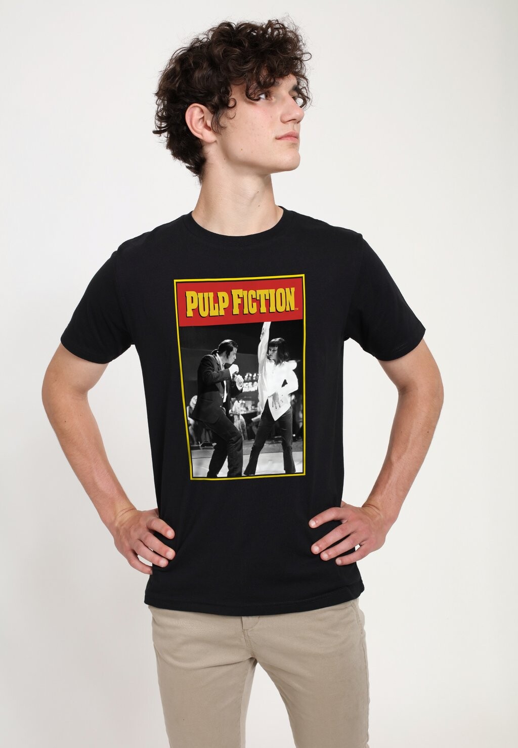 

Футболка с принтом Pulp Fiction Dance Portrait Henry Tiger, черный