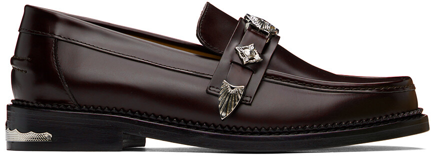 

Эксклюзивные мокасины SSENSE Toga Virilis, Burgundy