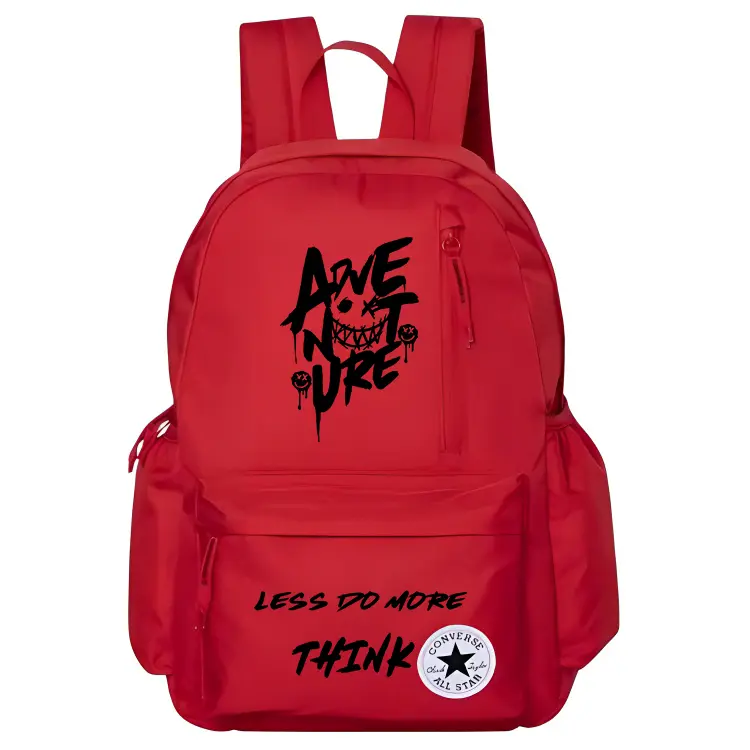 

Converse Полиэстеровый рюкзак средний размер унисекс красный, Demon Smiley Face 2