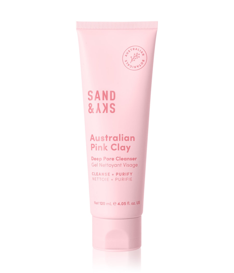 

Очищающий гель Sand & Sky Australian Pink Clay Deep Pore Cleanser, 120 ml