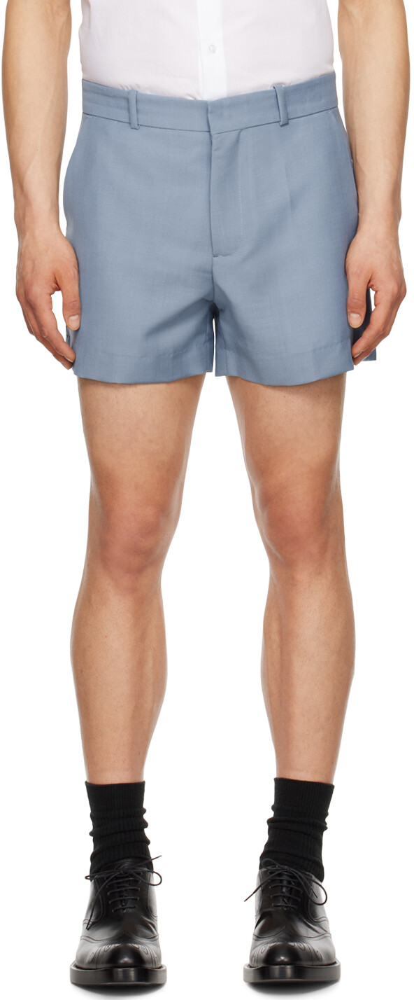 

Steven Passaro Синие шорты с четырьмя карманами