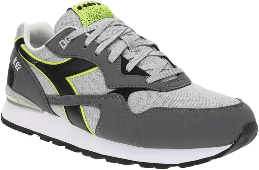 Мужские кроссовки Diadora N.92 на шнуровке, повседневные - зеленые, зеленый — фото 2
