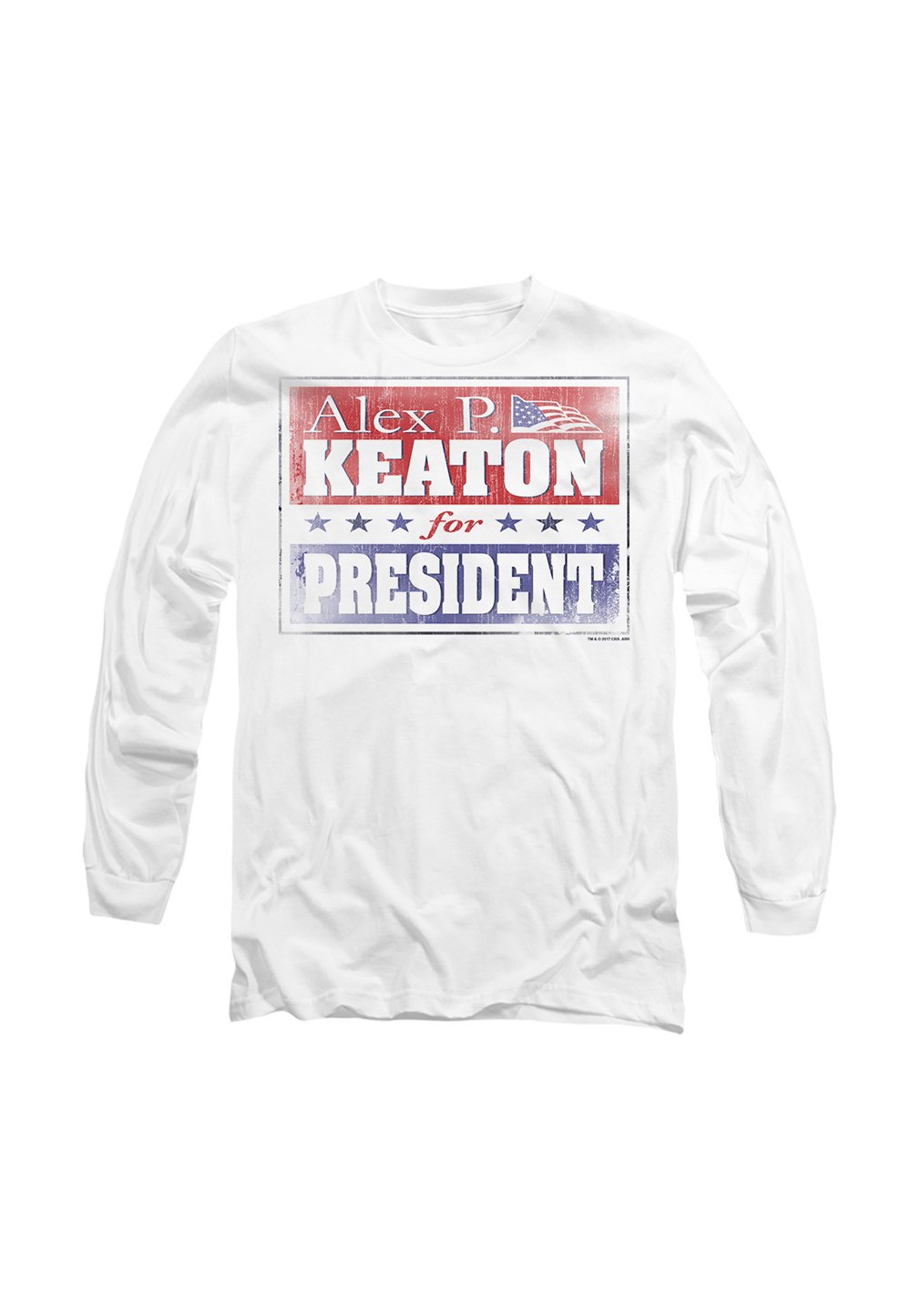 

Топ с длинными рукавами FAMILY TIES ALEX FOR PRESIDENT Cotton Soul, белый