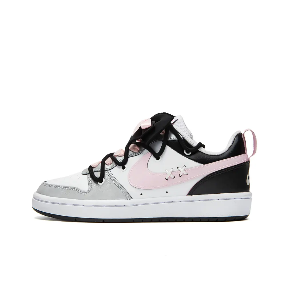 

Кроссовки Nike Court Borough 2 Skateboard Shoes Women's Low-Top White Silver/Black