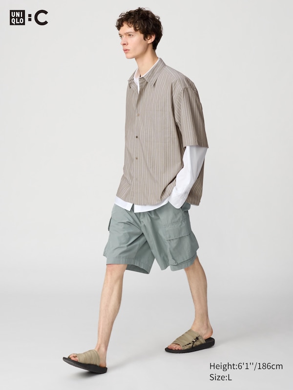 

Широкие шорты-карго Uniqlo, зеленый