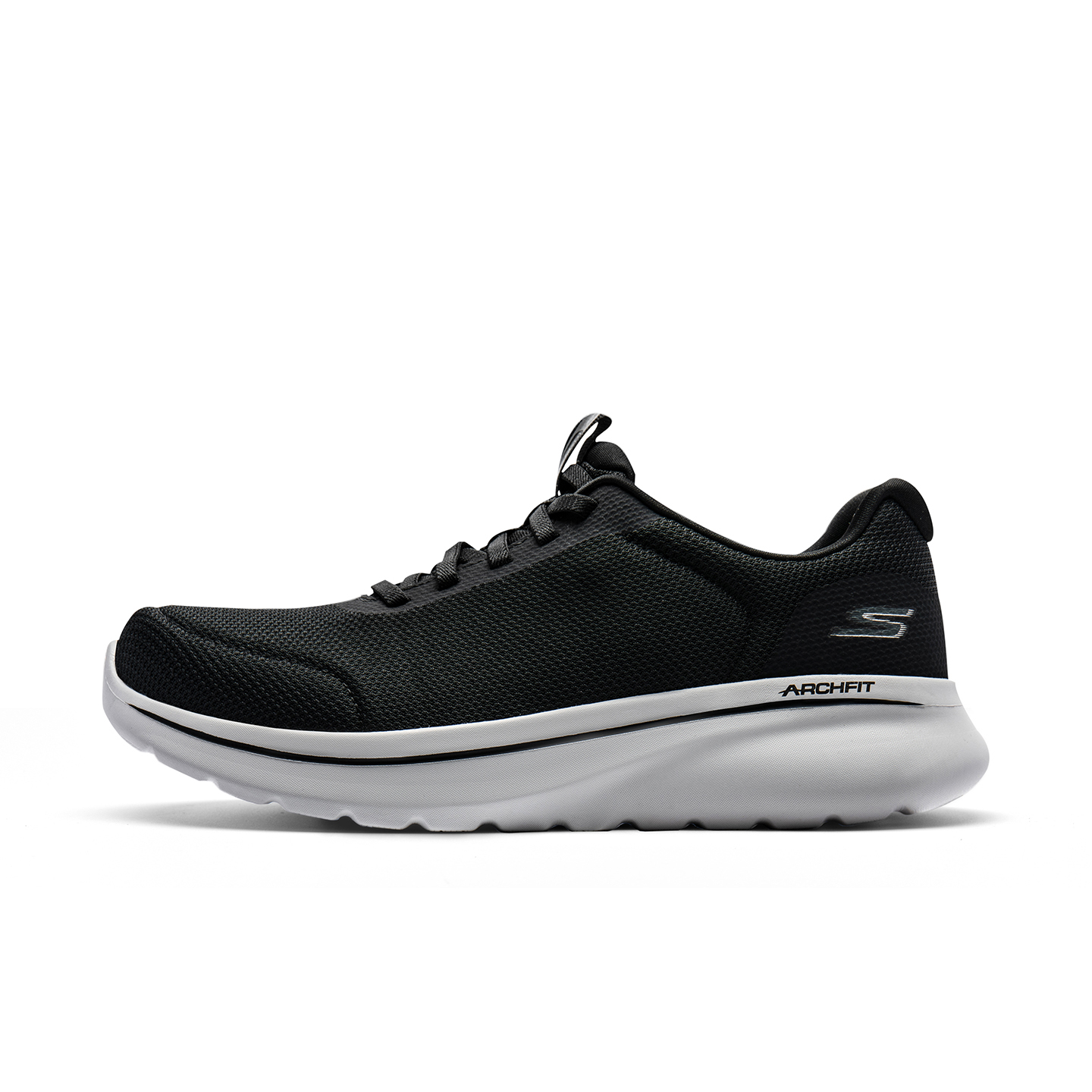 

Skechers Кроссовки для бега Go Walk Arch Fit Low Top мужские, черно-серые