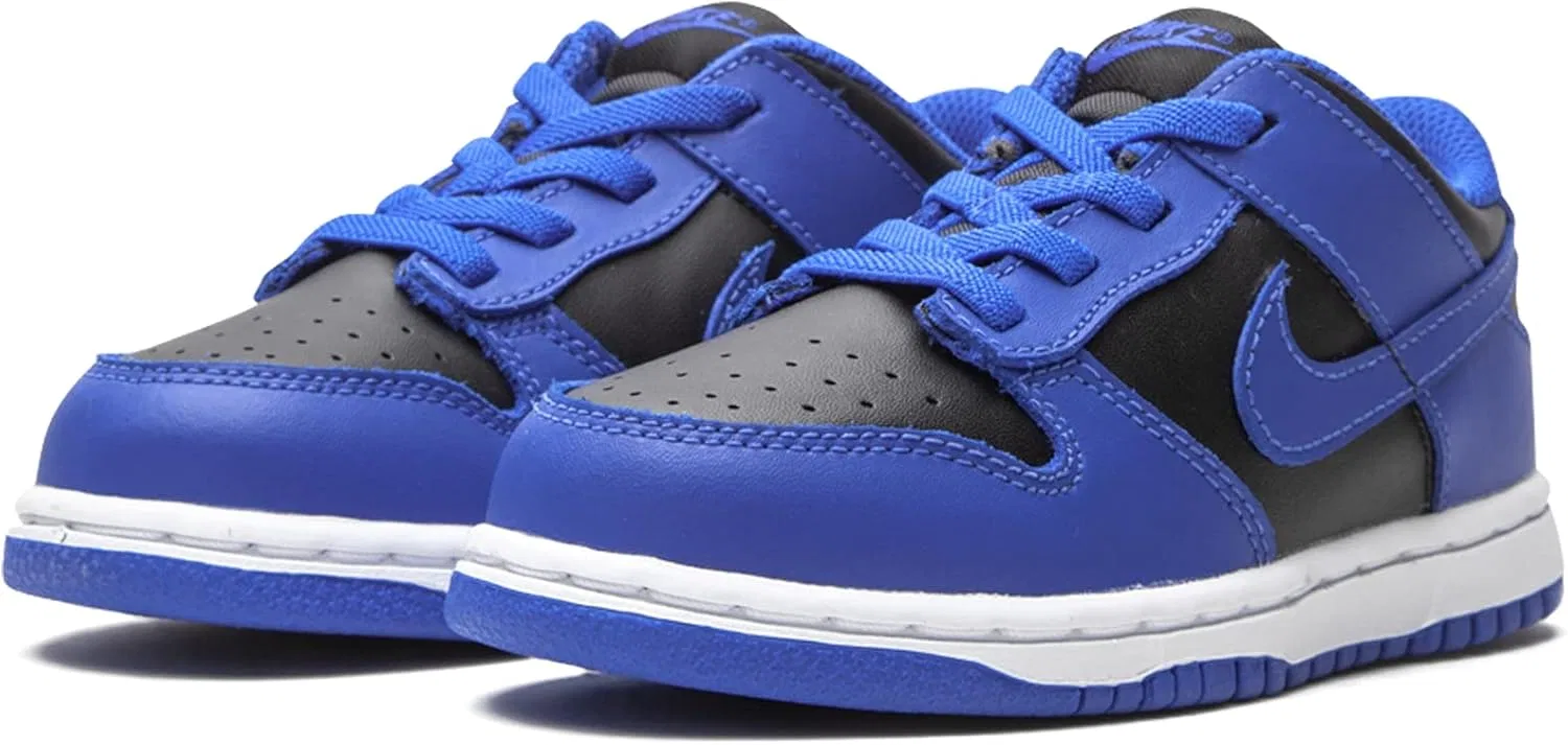 Кроссовки Nike Dunk Low, цвет Black/Hyper Cobalt/White — фото 3