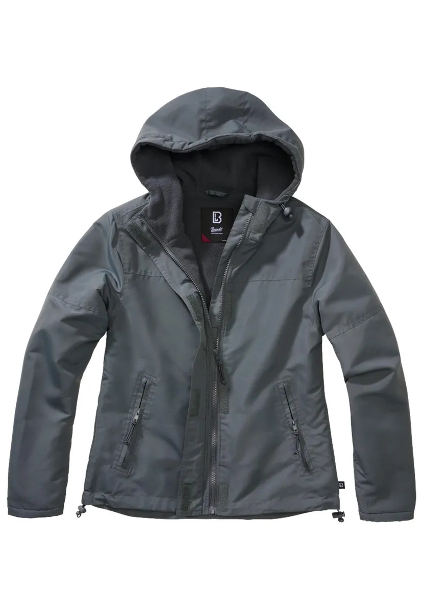

Куртка всепогодная Brandit " Brandit Ladies Ladies Windbreaker Frontzip" (1 шт.), с капюшоном, антрацит