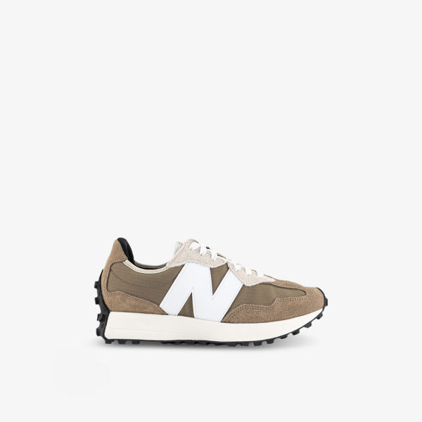 

327 кроссовки из замши и сетки с низким верхом New Balance, белый