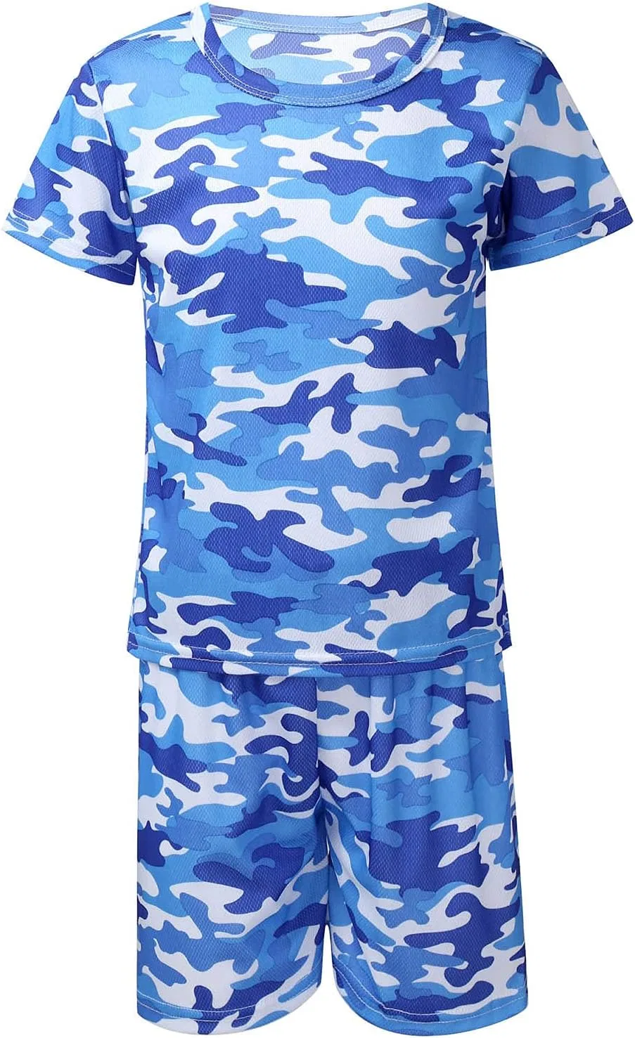 Детский спортивный костюм из футболки и шорт Kaerm, Sky Blue — фото 2
