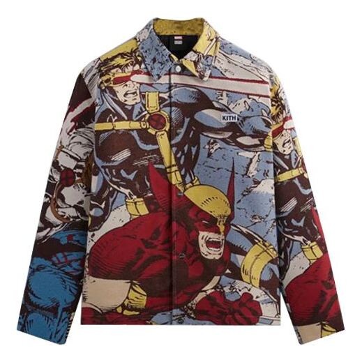 

Куртка for x-men tapestry coaches jacket 'black' Kith, мультиколор