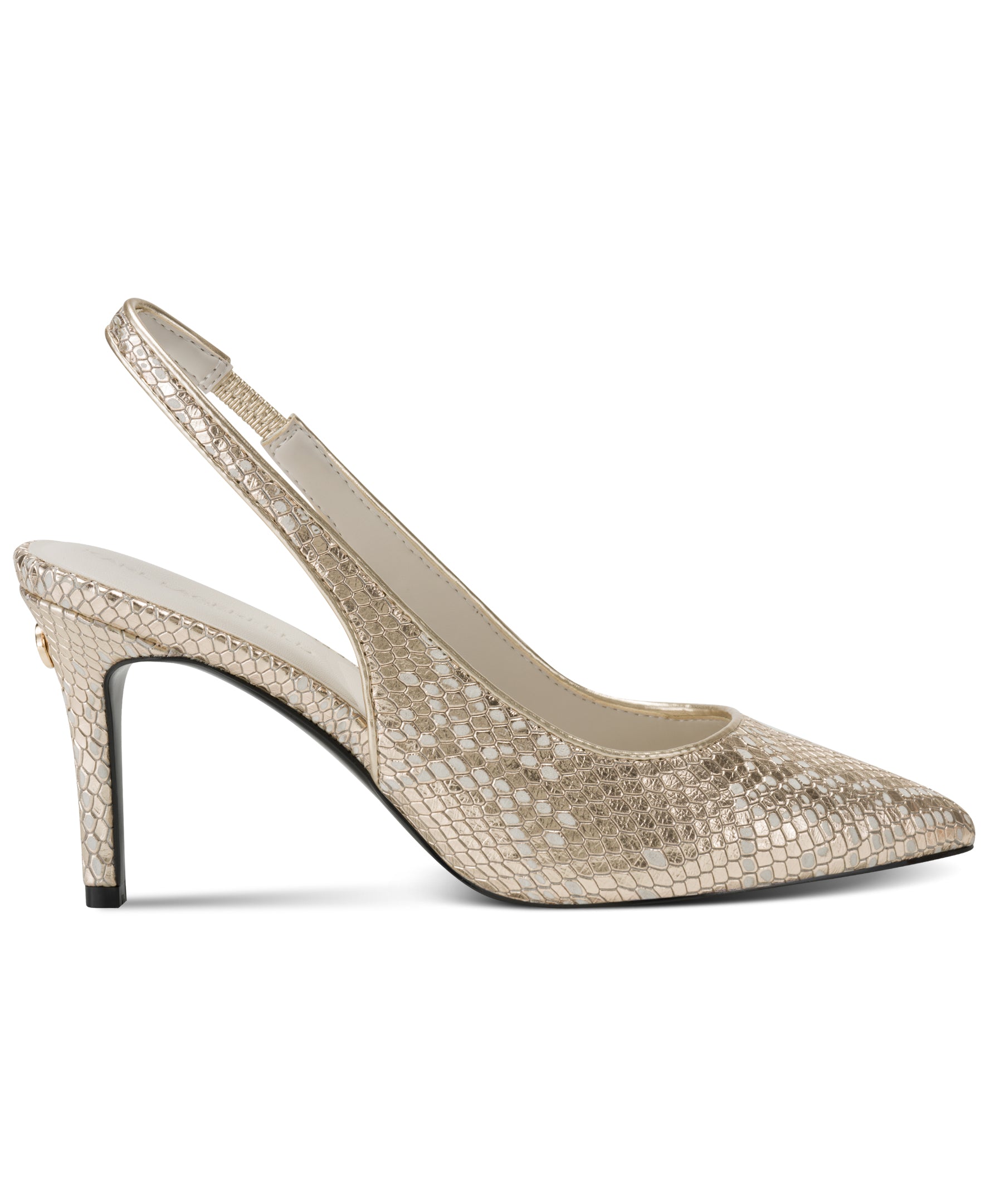 Туфли-лодочки Rosalyn Slingback KARL LAGERFELD PARIS, золотой — фото 2