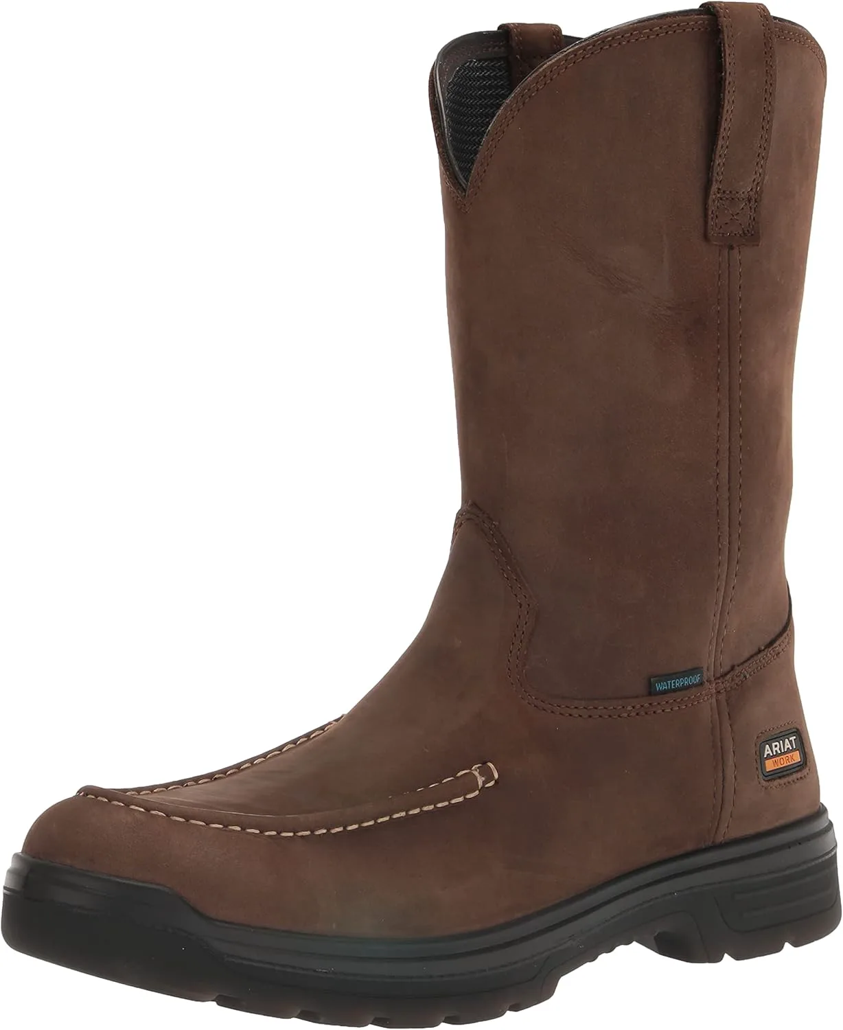 Мужские рабочие ботинки ARIAT Turbo Moc Toe водонепроницаемые, мокко — фото 4