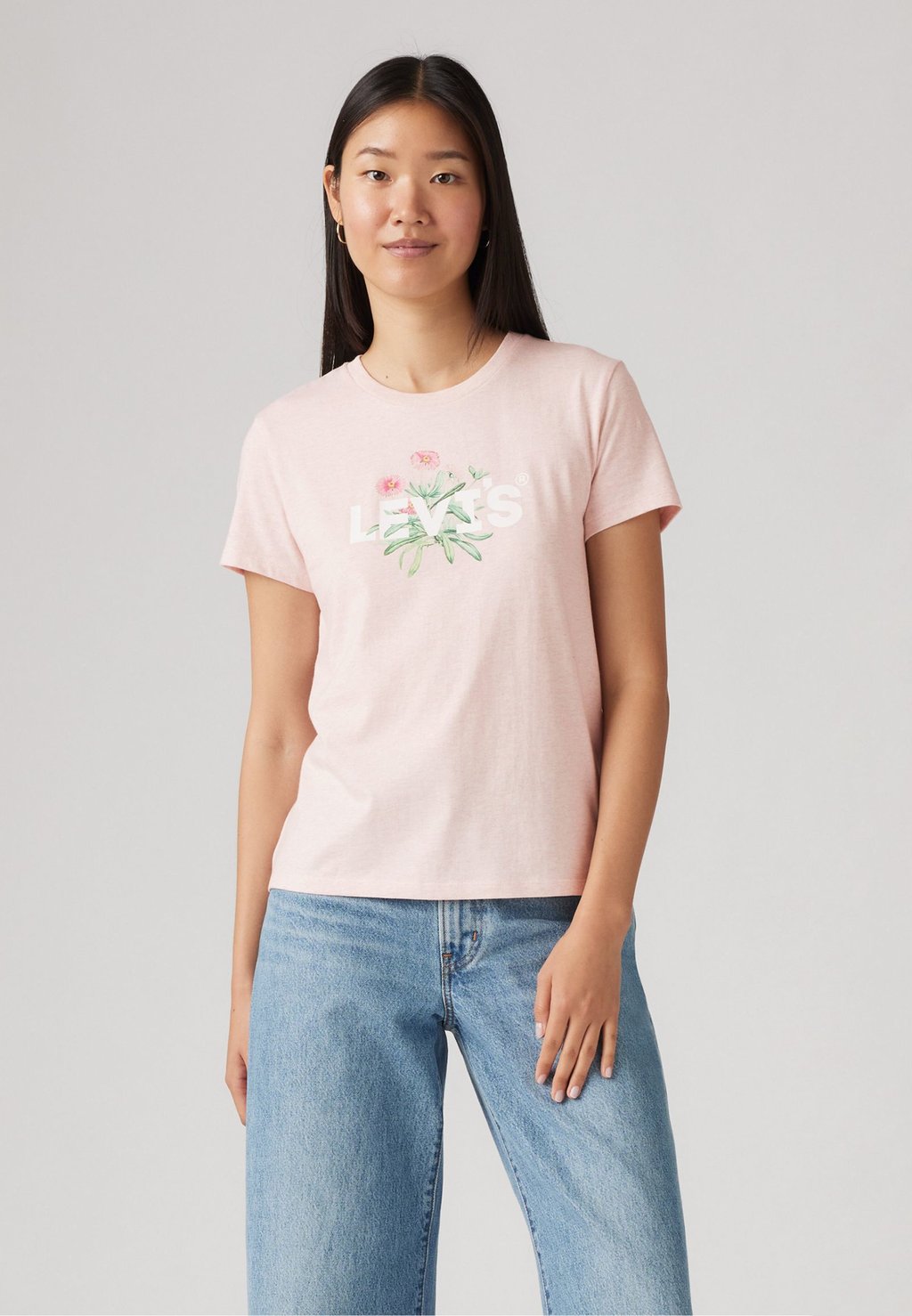 

Футболка с принтом THE PERFECT TEE Levi's, цвет Pink Desert