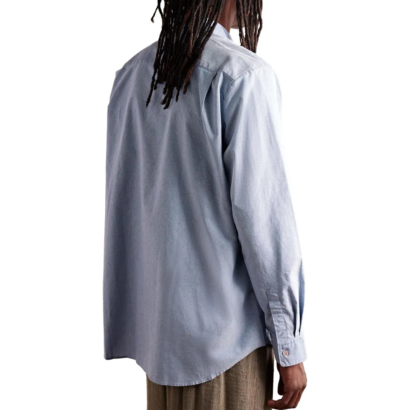 Рубашка мужская синяя moderate other Acne Studios, Blue — фото 4