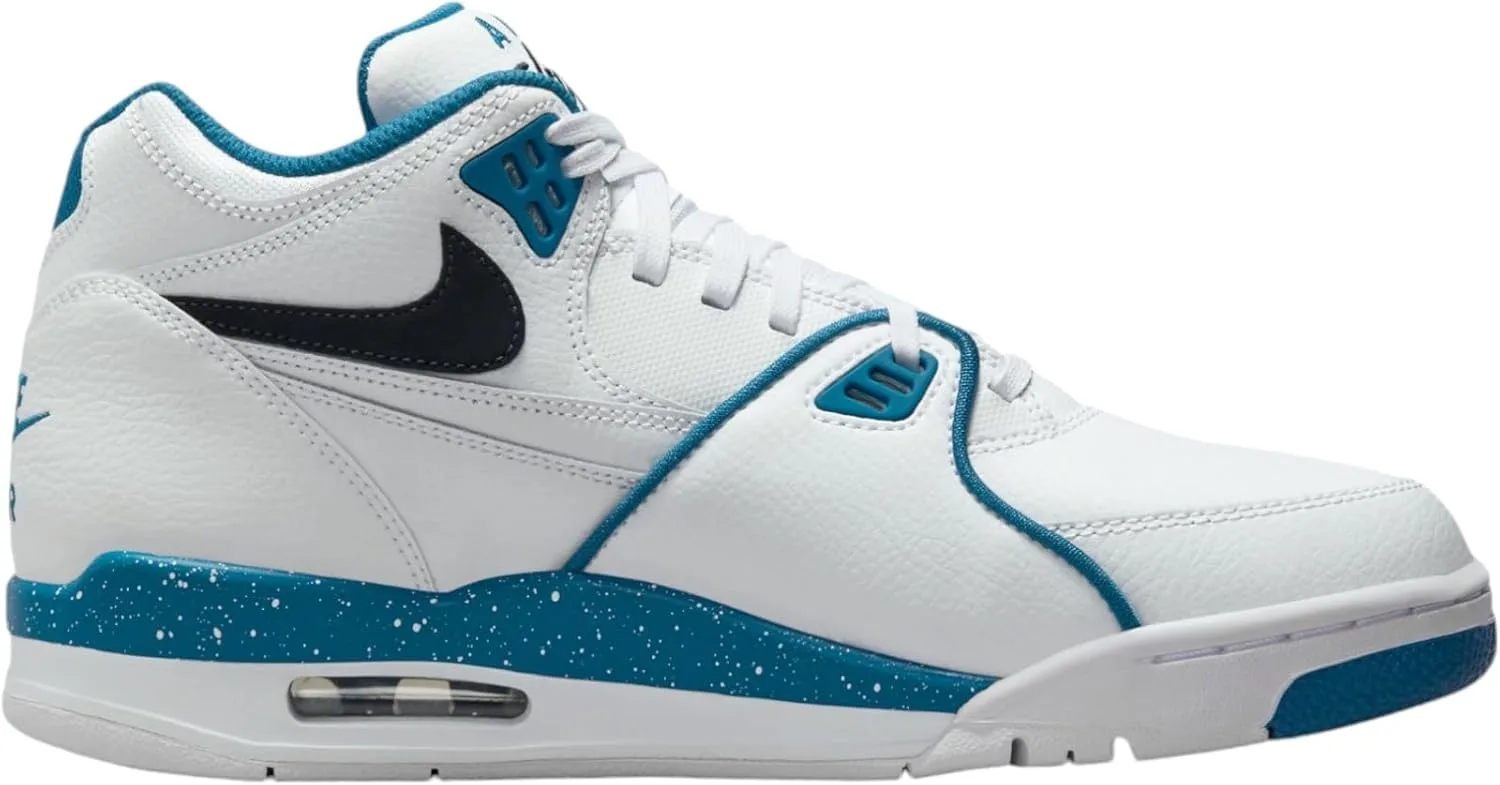 Мужские кожаные кроссовки NIKE Air Flight 89, черный — фото 3