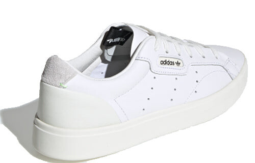 Кроссовки гладкие Adidas, белый — фото 4