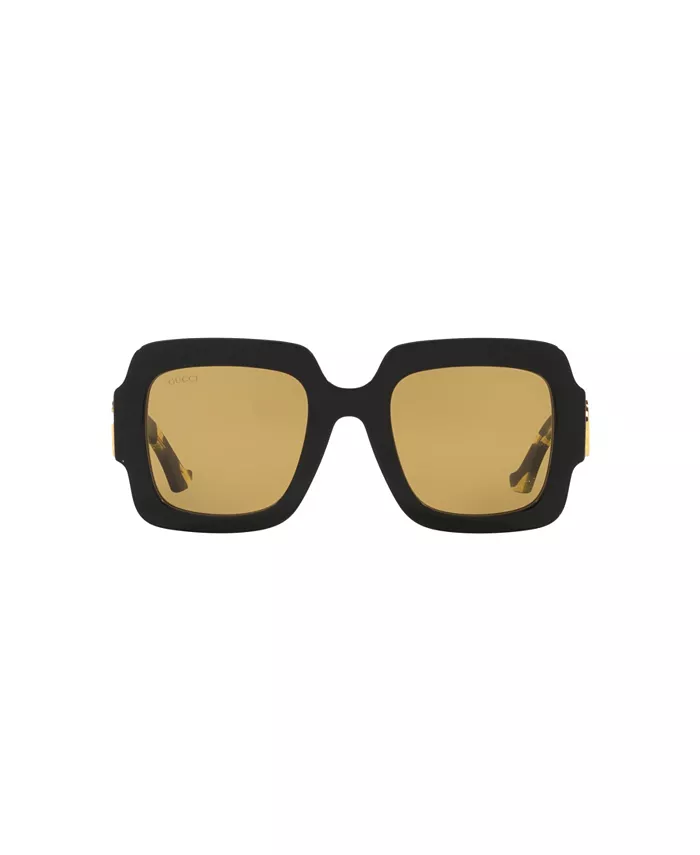 Женские прямоугольные солнцезащитные очки, GG1547S GC002194 Gucci, черный — фото 2