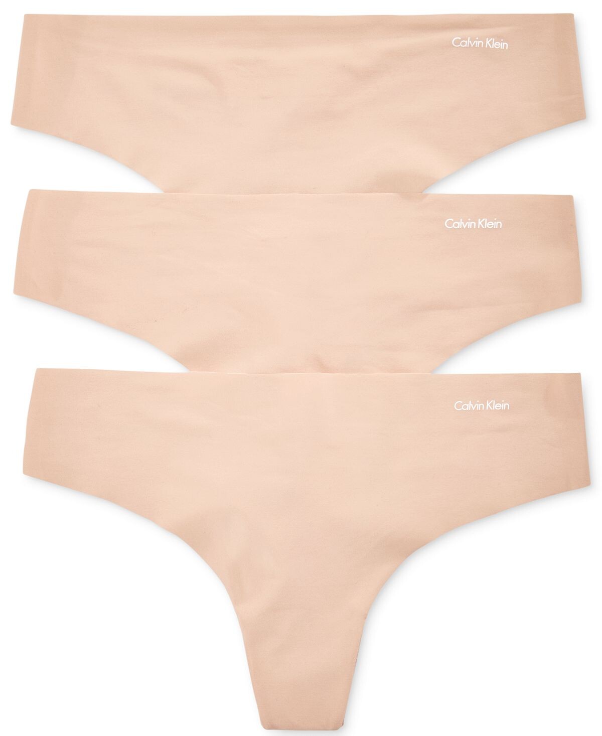 

Женское нижнее белье-стринги Invisibles, комплект из 3 штук QD3558 Calvin Klein
