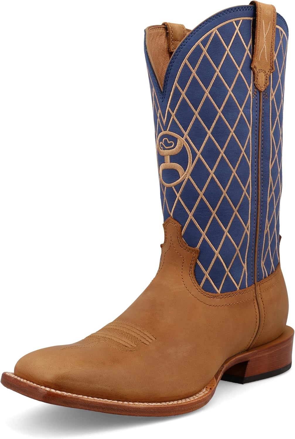 

Ботинки Twisted X Men's 12 WS Toe Hooey - Западные с запряжкой, синий/золотой/светло-синий