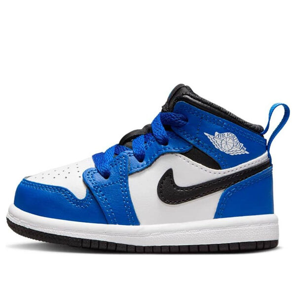 

Кроссовки 1 mid 'game royal white black' Air Jordan, синий