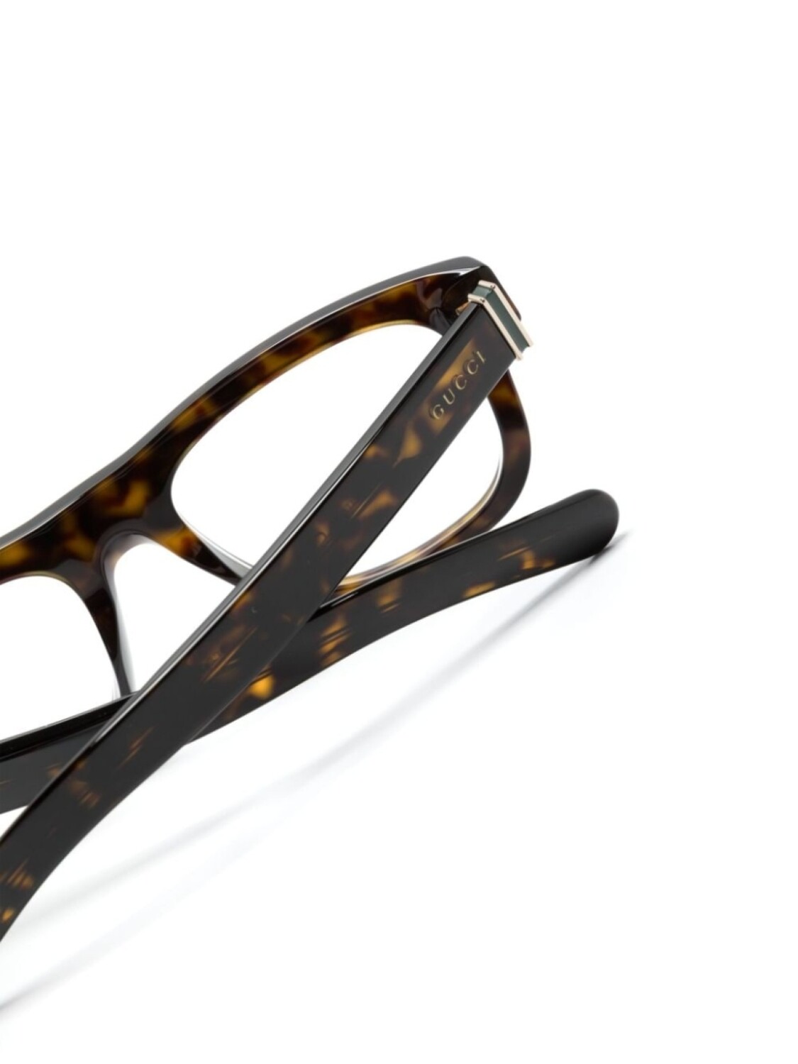 Gucci Eyewear очки в прямоугольной оправе, коричневый — фото 3
