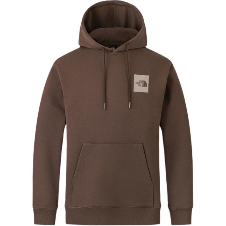 

Футболка с капюшоном и шнурком THE NORTH FACE, коричневая