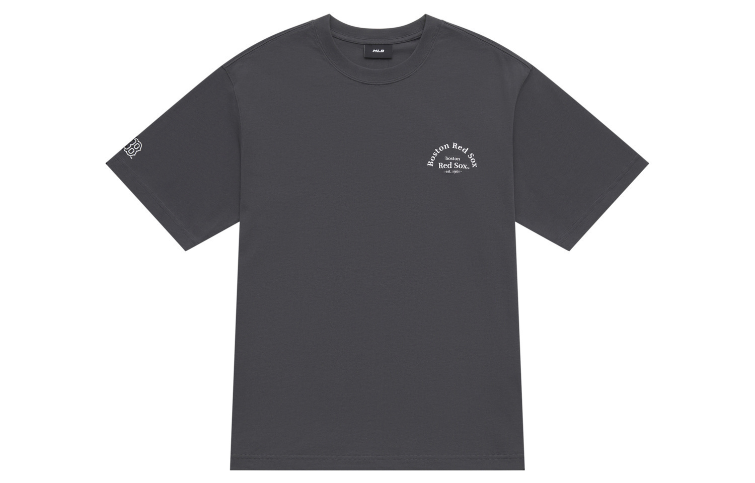

MLB Футболка Boston Red Sox Basic Collection SS25 Unisex Charcoal Gray, Черный, MLB Футболка Boston Red Sox Basic Collection SS25 Unisex Charcoal Gray
