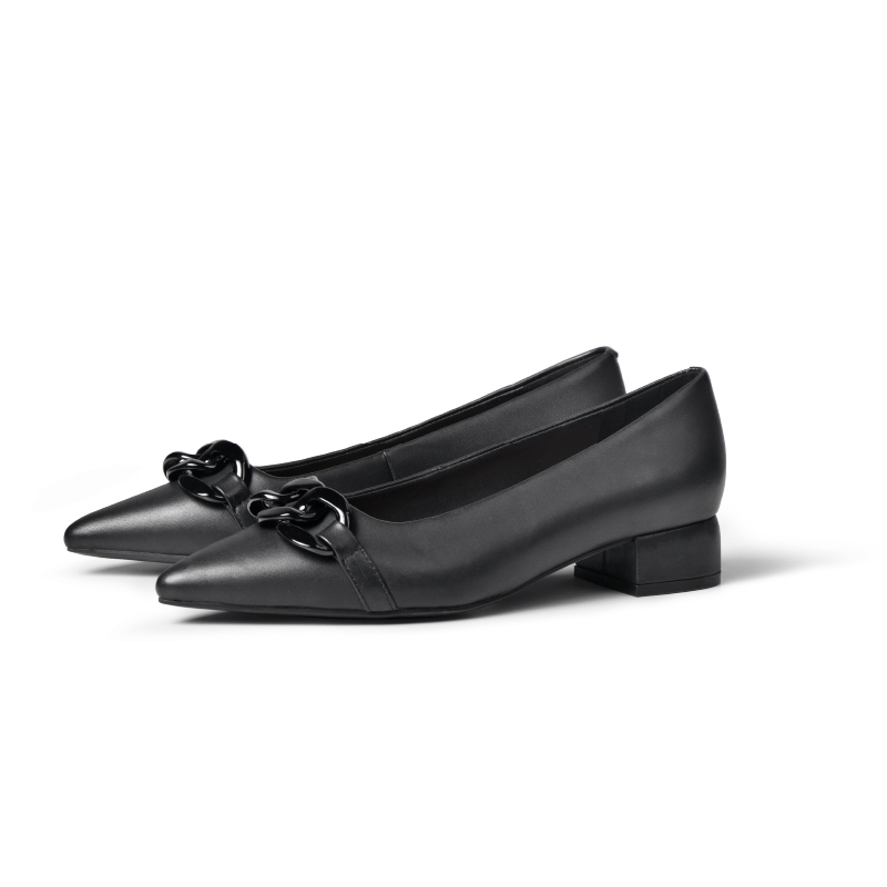 ROCKPORT Коричневые женские туфли на массивном каблуке 3 см, цвет Brown — фото 3