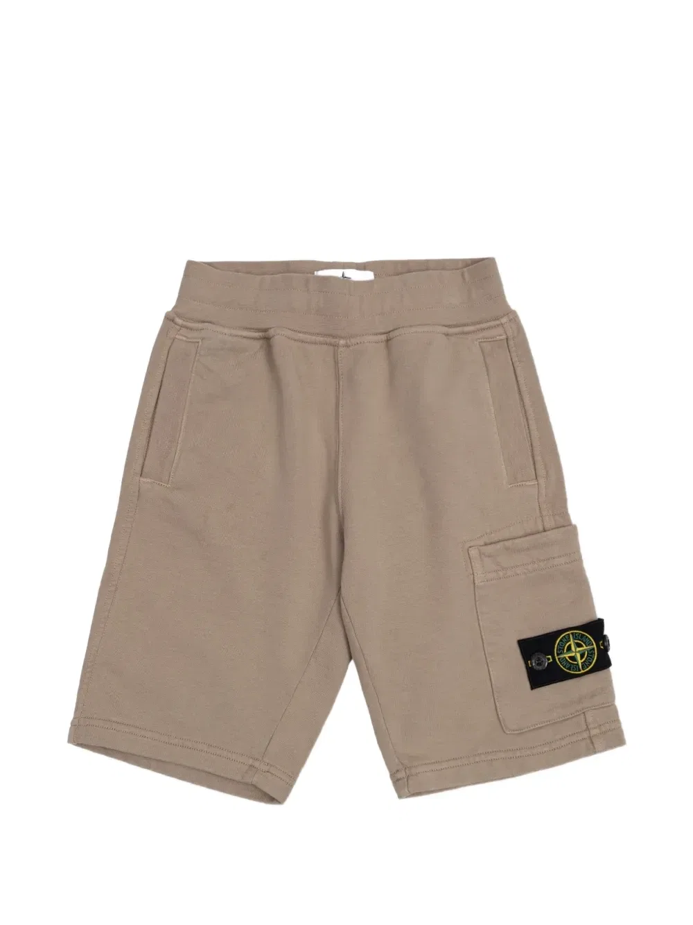 Шорты с накладным карманом Stone Island Junior, бежевый