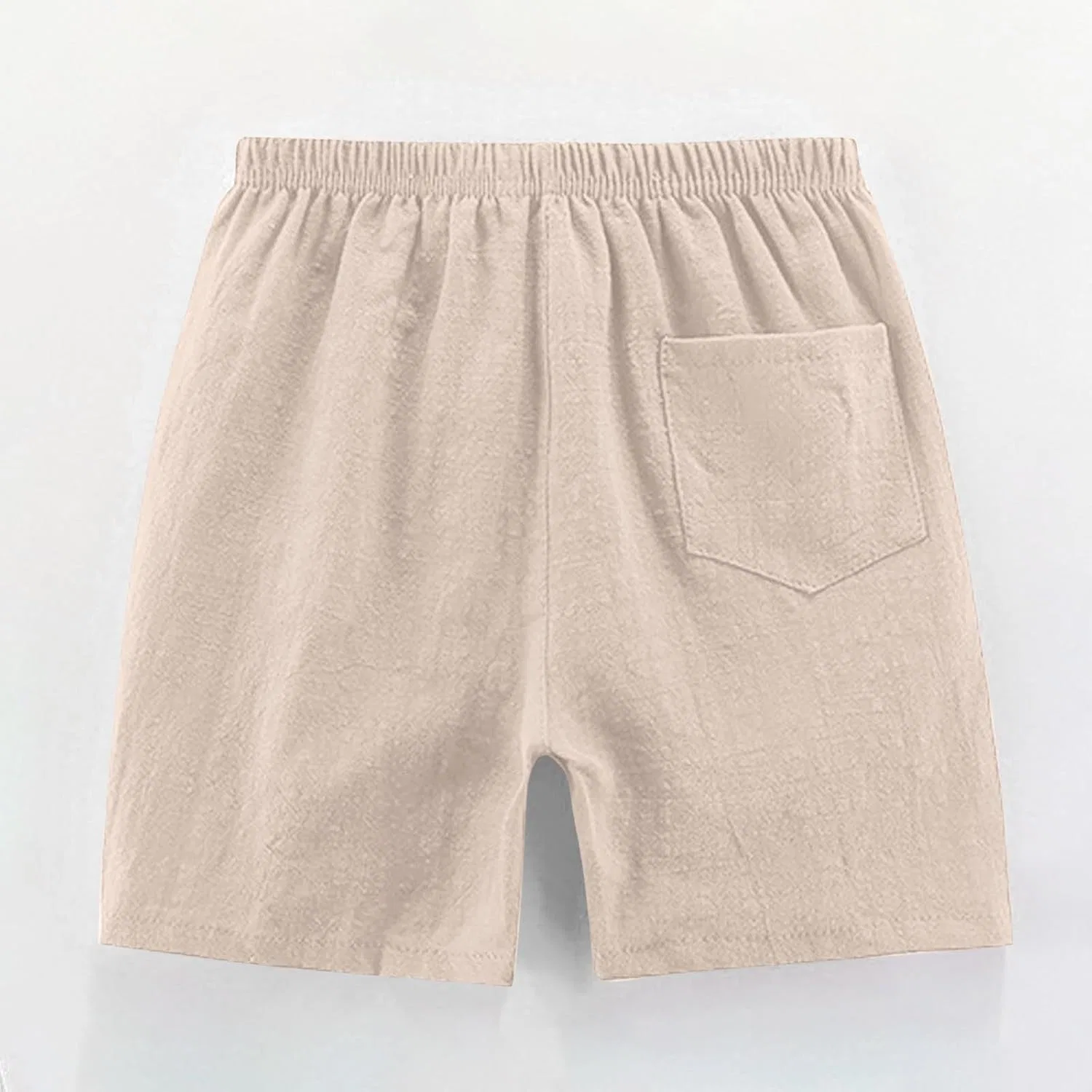 Шорты детские хлопковые льняные 2 шт, Zzalalana, Khaki — фото 3