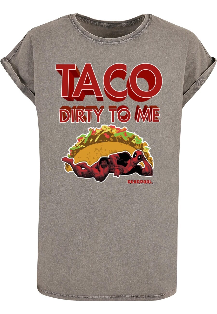 

Футболка ABSOLUTE CULT Shirt Deadpool - Taco Dirty To Me, графитовый