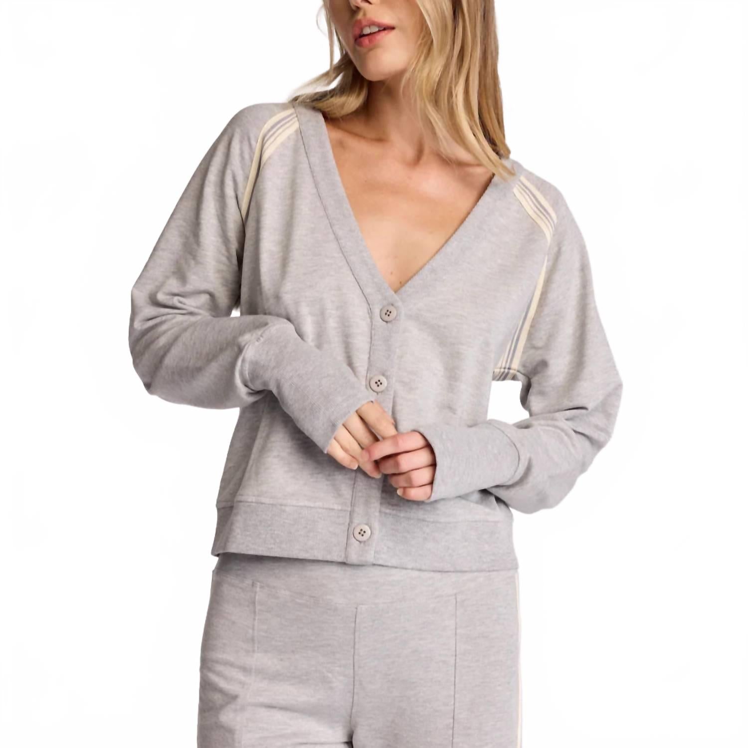 

Поппи Теннис Кардиган в туманном вересковом сером Sundays, серый