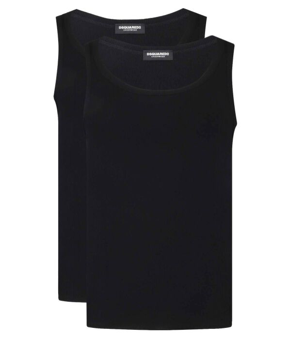 

Майка 2 шт. Slim fit Dsquared2, черный