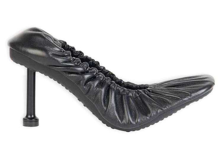 Туфли женские Balenciaga Tug High Heels, черный — фото 2
