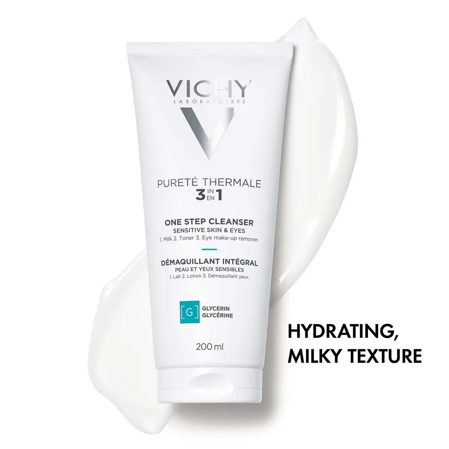Средство для снятия макияжа Vichy — Pureté Thermale Очищающее средство -в-1 в один шаг, 200 мл — фото 4
