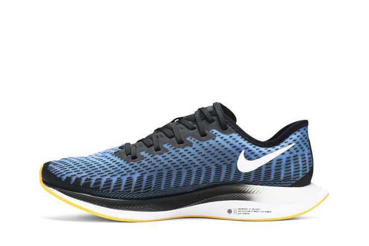 Кроссовки Zoom Pegasus Turbo 2 'Black University Blue', черный — фото 3