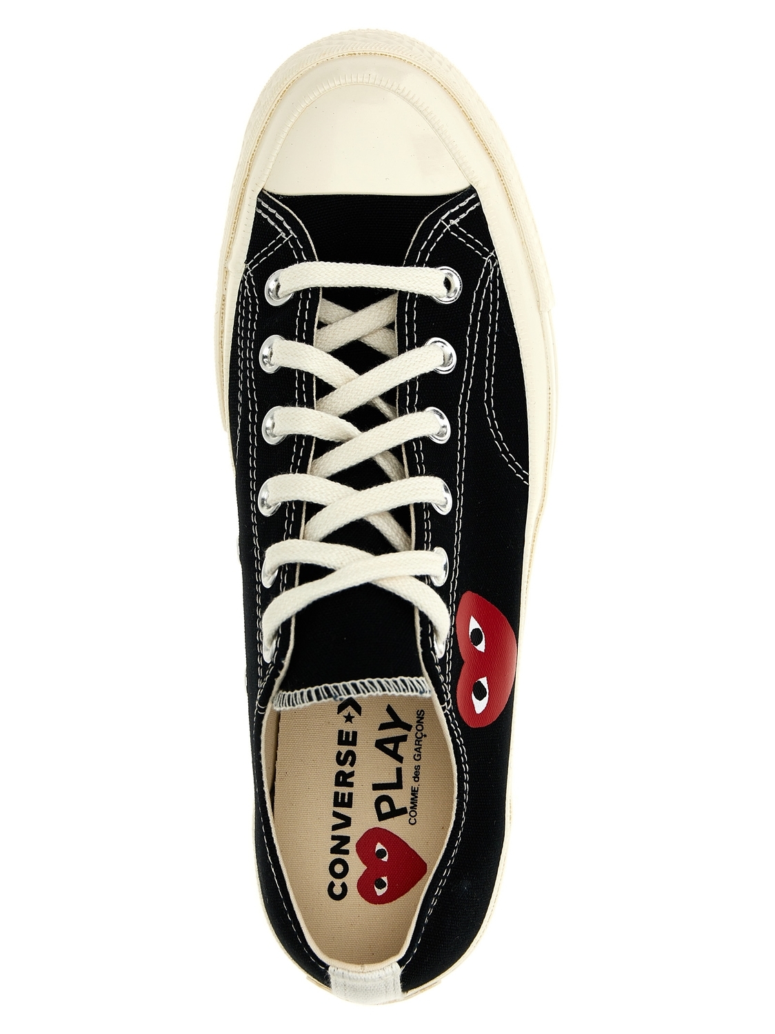 Кеды Comme des Garçons Play x Converse Comme Des Garçons Play, черный — фото 4
