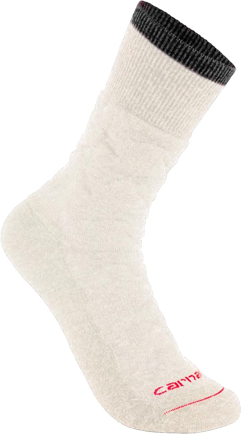 

Мужские носки Carhartt SC9510M Twin Knit Heavyweight Diamond Plate Crew Sock, Natural