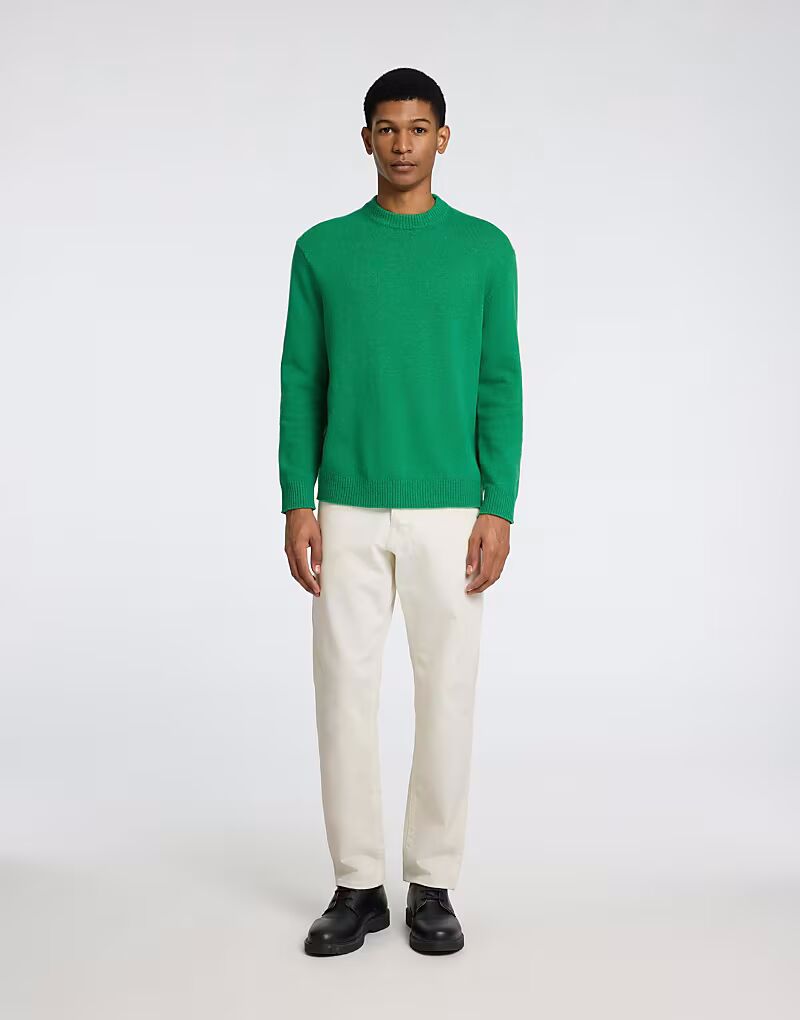

Джинсы Homme Regular зауженного кроя цвета эгрет Selected Homme