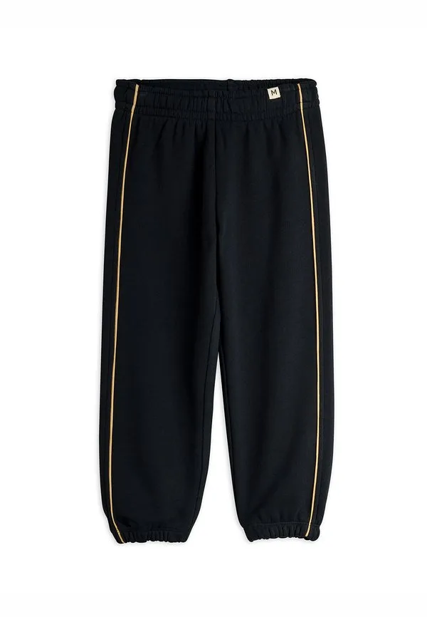 Однотонные спортивные штаны с окантовкой Mini Rodini, Black