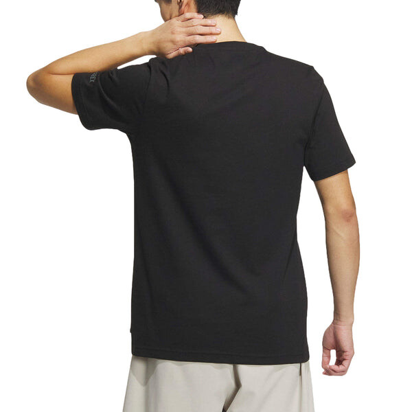 Футболка polygiene graphic t shirt asia sizing Adidas, черный — фото 2