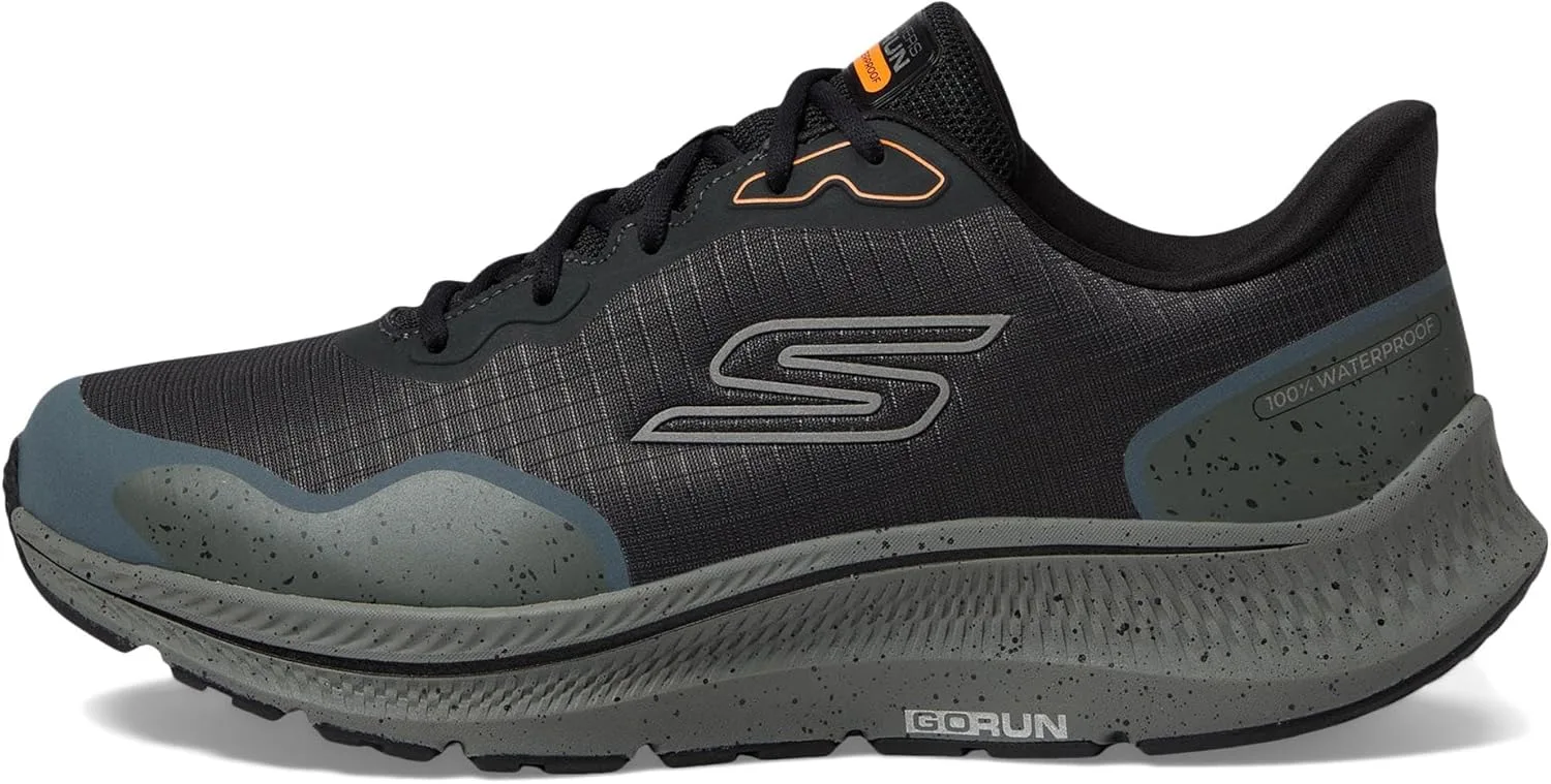 Мужские водонепроницаемые кроссовки Skechers Go Run Consistent 2.0-100%, угольный — фото 4