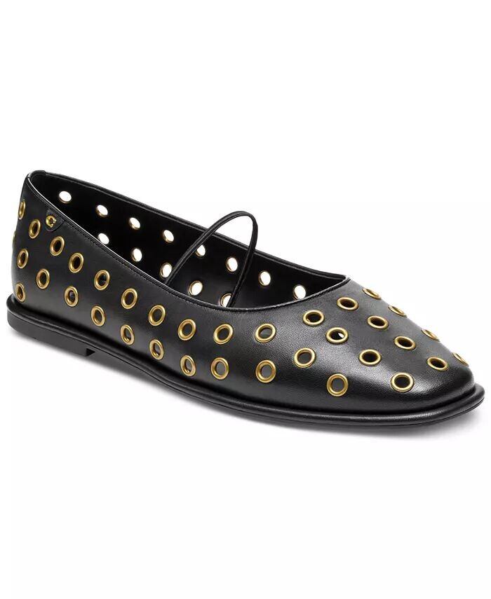 Женские балетки Emilia Grommet Mary Jane COACH, черный